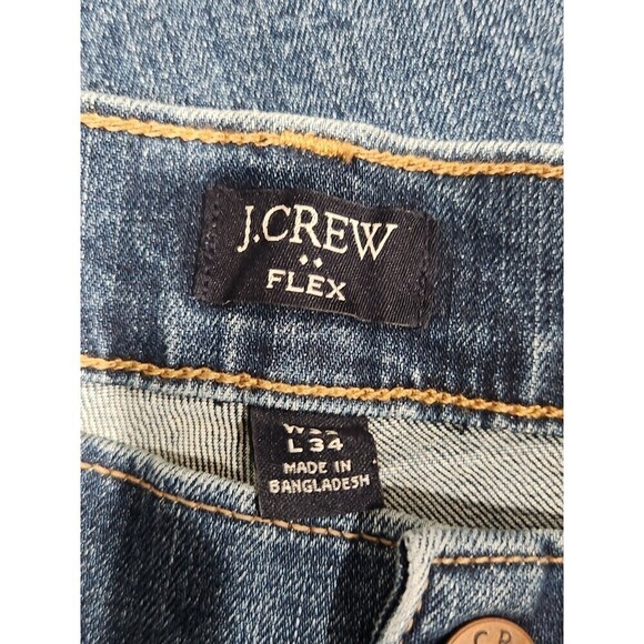 NEW! J. Crew Straight Fit Signature Flex Light Medium Wash Jeans, 32x34 - Picture 13 of 13